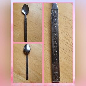Stainless Steel Diamond Spoon Replacement Textured Flatware Made In Japan